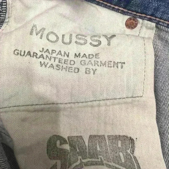 MOUSSY Tamworth High Rise Skinny Crop Lightly Distressed Jeans Size 28 - Picture 11 of 13